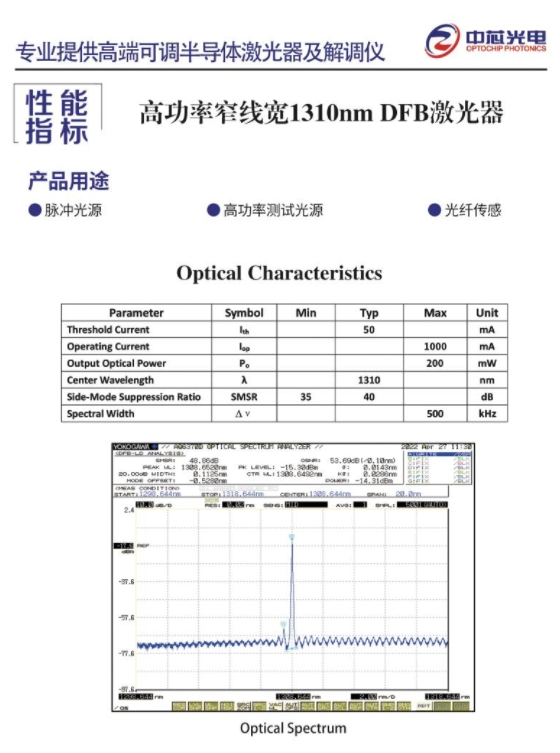 高功率窄线宽 1310nm.png